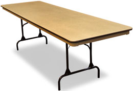 Photograph of a folding table